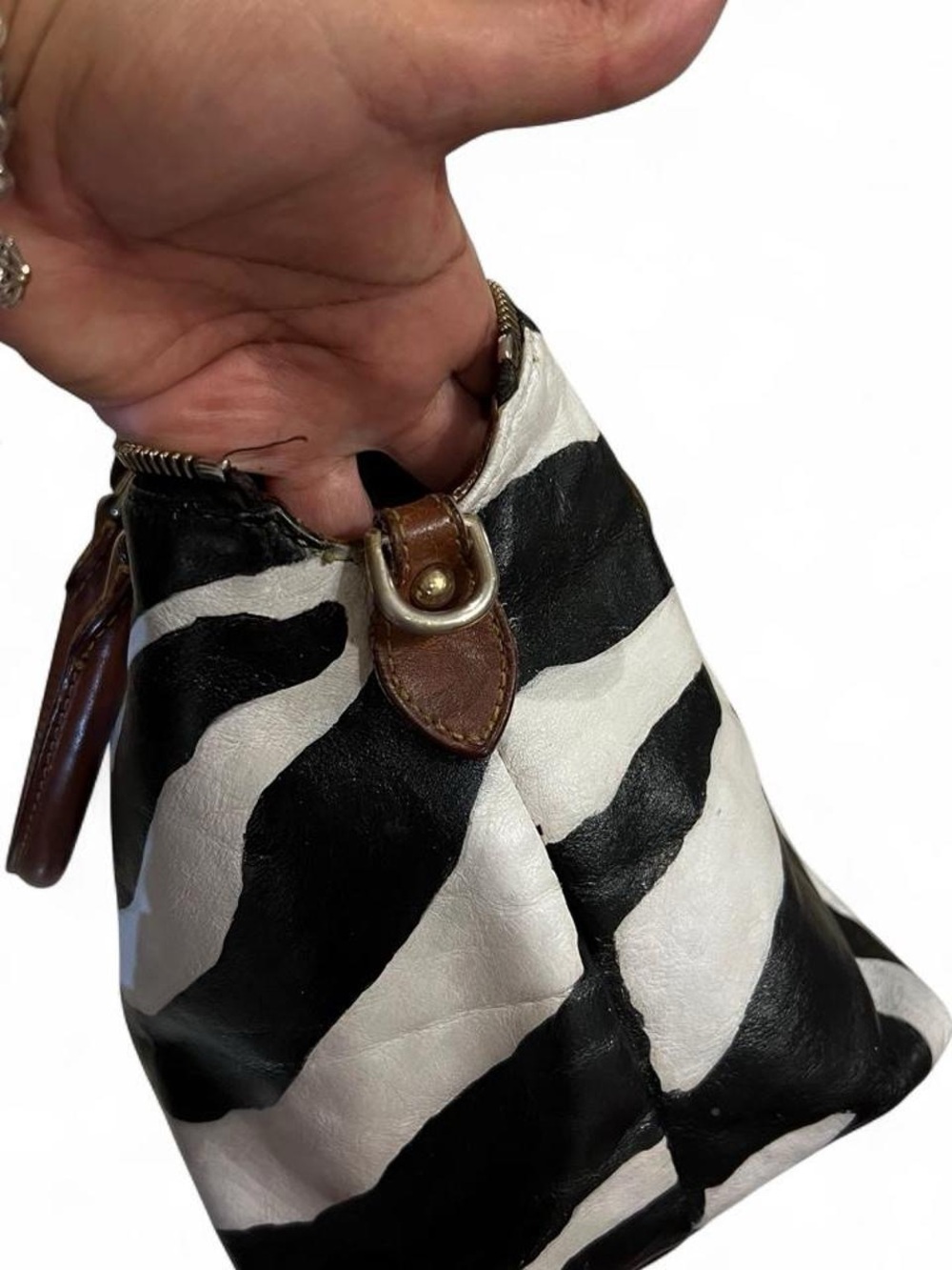 Dooney and Bourke Juliette Zebra Print satchel - Picture 6 of 10